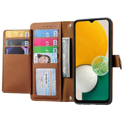 For Samsung Galaxy A13 5G Case RFID Blocking Leather Flip Phone Cover with Purse Card Holders