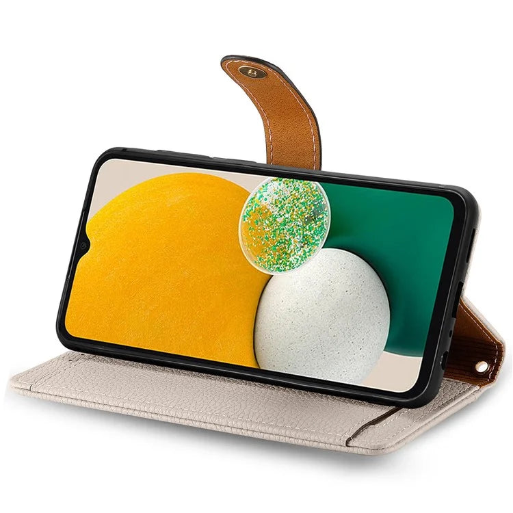 For Samsung Galaxy A13 5G Case RFID Blocking Leather Flip Phone Cover with Purse Card Holders