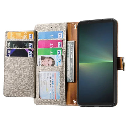 For Sony Xperia 5 V Case RFID Blocking Card Holder Cell Phone Shell