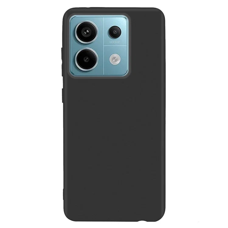 For Xiaomi Redmi Note 13 5G TPU Case Solid Color Anti-fingerprint Matte Back Cover