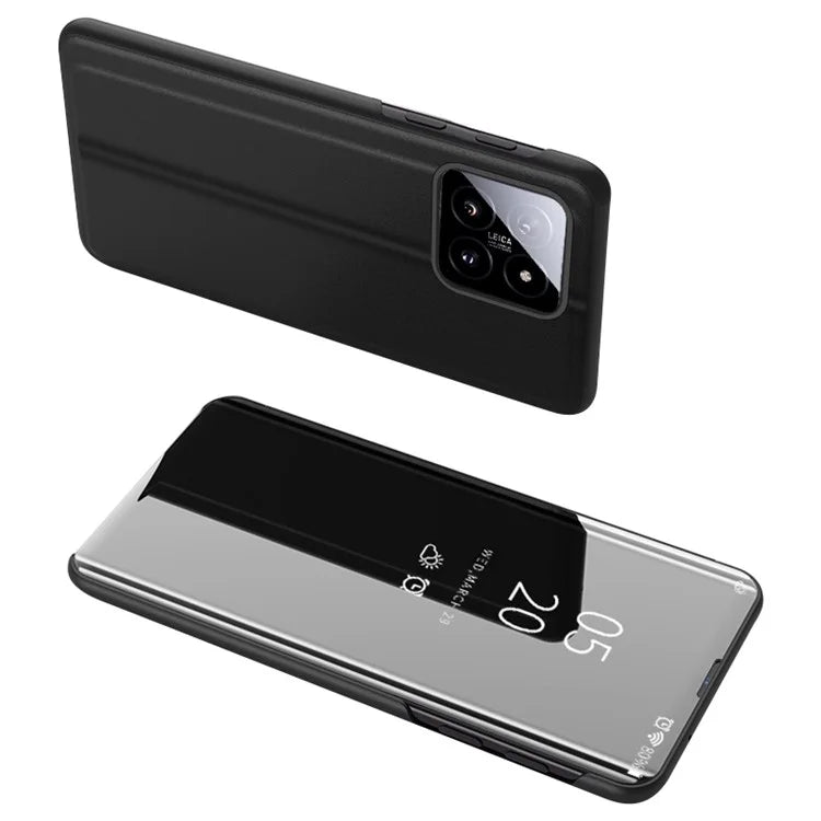 For Xiaomi 14 Pro Case Shockproof Stand Phone Cover with View Window Design