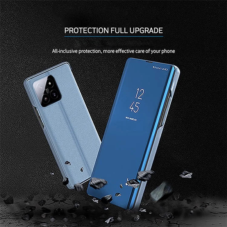 For Xiaomi 14 Pro Case Shockproof Stand Phone Cover with View Window Design