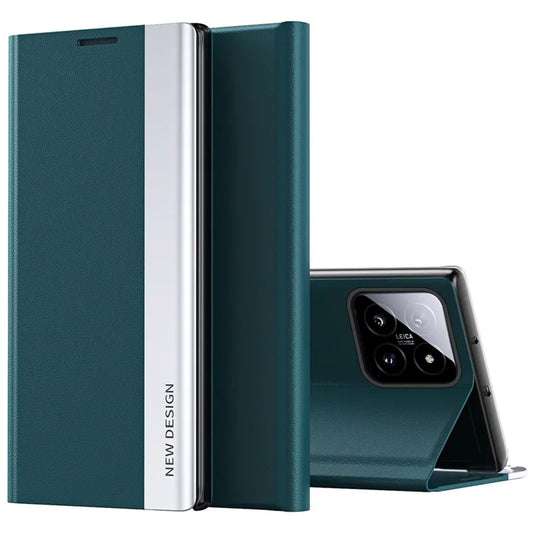 For Xiaomi 14 Pro Stand Case Drop-Proof PC+Leather Phone Guard Cover