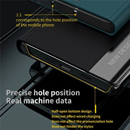 For Xiaomi 14 Pro Stand Case Drop-Proof PC+Leather Phone Guard Cover