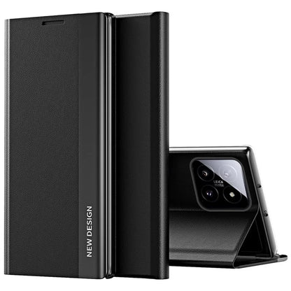 For Xiaomi 14 Pro Stand Case Drop-Proof PC+Leather Phone Guard Cover