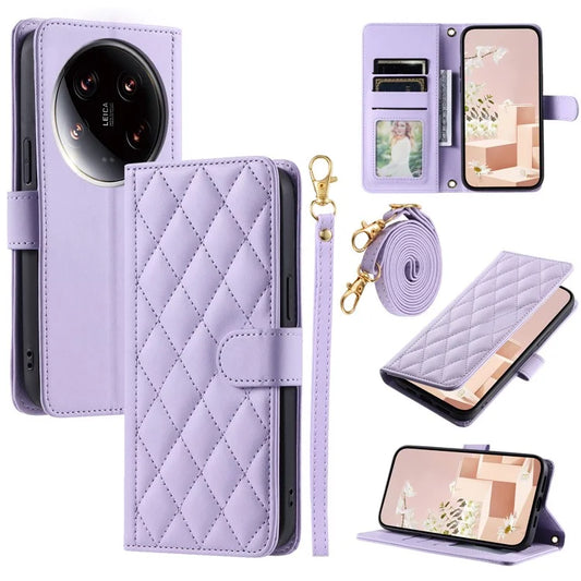 For Xiaomi 14 Ultra Wallet Case PU Leather Flip Stand View Phone Cover