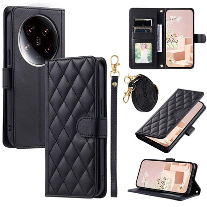 For Xiaomi 14 Ultra Wallet Case PU Leather Flip Stand View Phone Cover