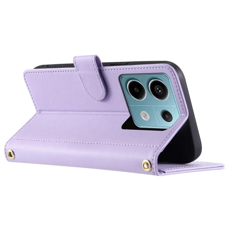 For Xiaomi Redmi Note 13 5G Wallet Phone Case Stand PU Leather Flip Cover