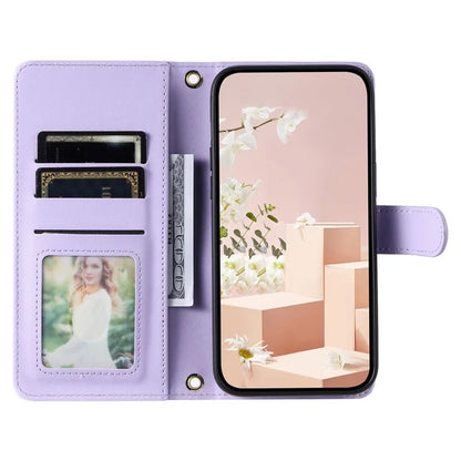 For Xiaomi Redmi Note 13 Pro 4G / Poco M6 Pro 4G Magnetic Phone Case Leather Rhombus Grid Stand Cover