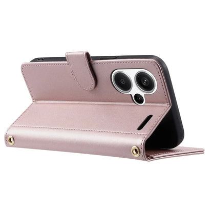 For Xiaomi Redmi Note 13 Pro+ 5G Case PU Leather Flip Stand View Crossbody Phone Cover