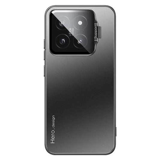 For Xiaomi 14 Case Lens Guard Kickstand PC+TPU Phone Cover Support Magnetic Car Mount
