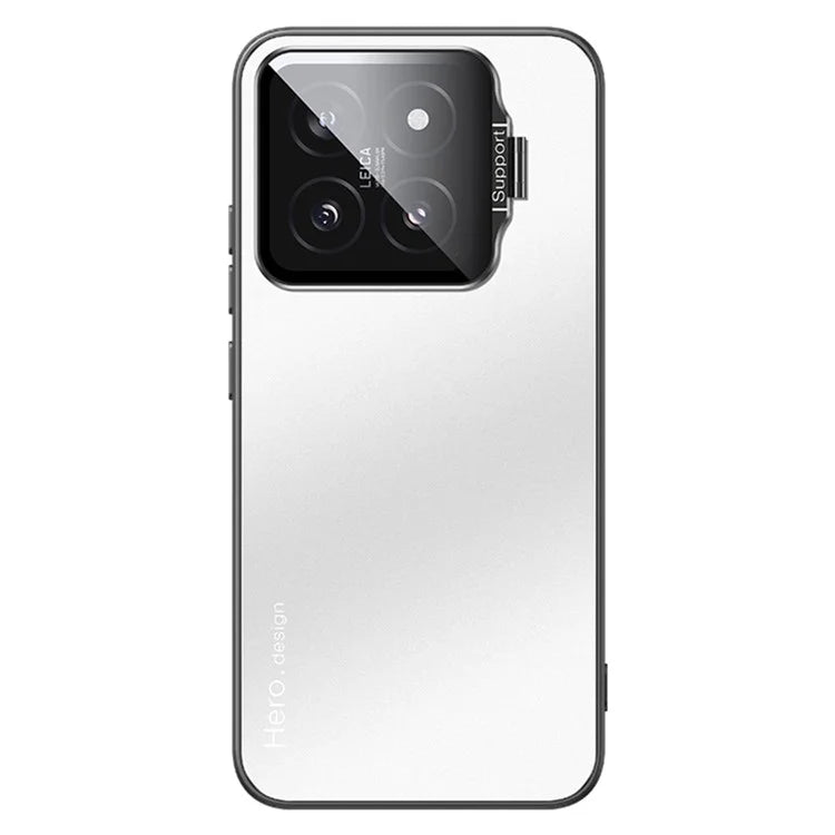 For Xiaomi 14 Case Lens Guard Kickstand PC+TPU Phone Cover Support Magnetic Car Mount
