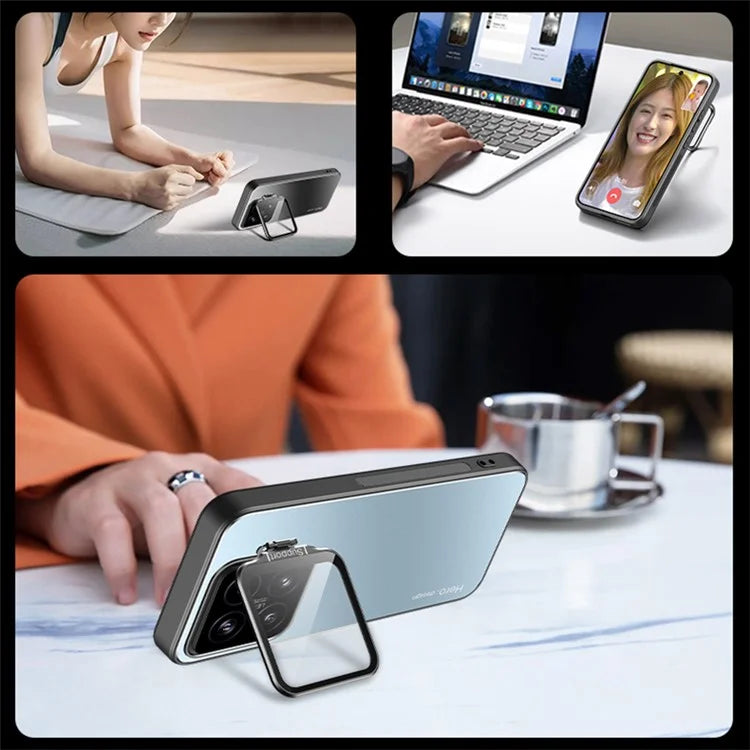 For Xiaomi 14 Pro Phone Protective Cover Cell Phone Case Lens Protection Kickstand