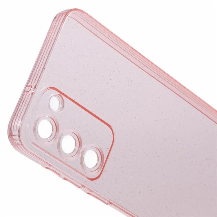 JTW Series for Samsung Galaxy S23+ Case Clear Glitter Soft TPU Phone Cover Pink