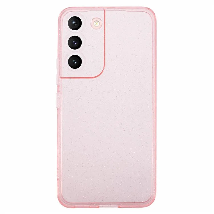 JTW Series for Samsung Galaxy S21+ 5G Slim Case Glitter Surface TPU Phone Cover Pink