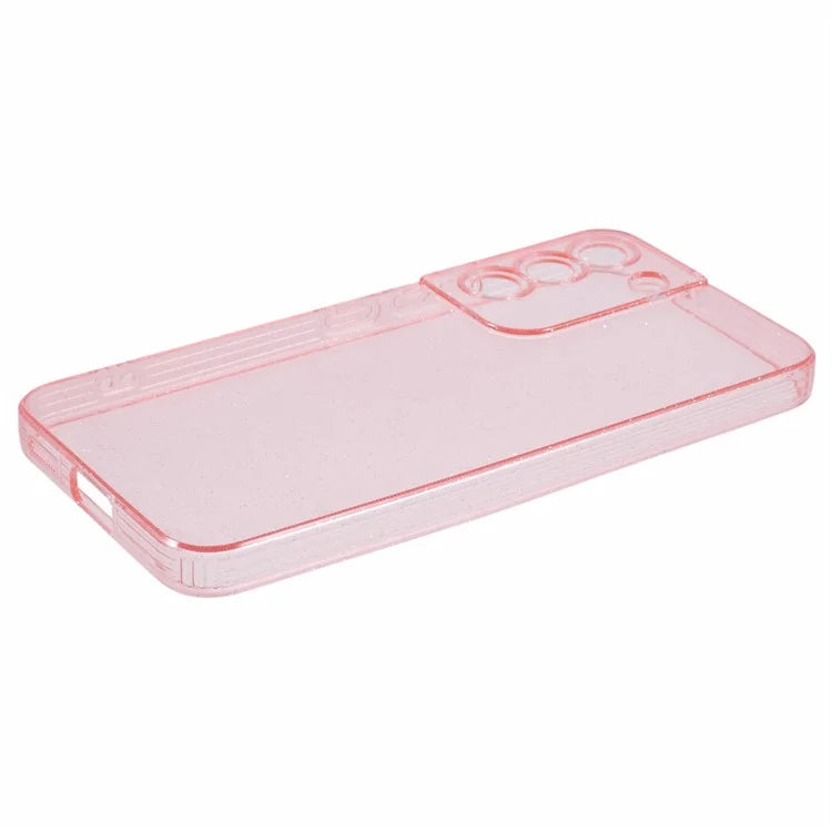 JTW Series for Samsung Galaxy S21+ 5G Slim Case Glitter Surface TPU Phone Cover Pink