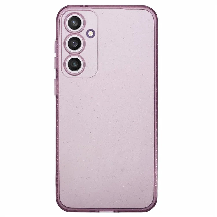 JTW Series for Samsung Galaxy S23 FE TPU Case Glitter Surface Slim Phone Cover Purple