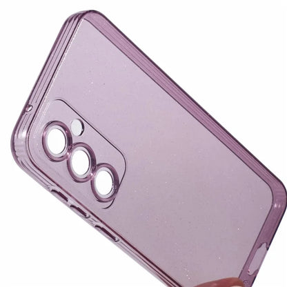 JTW Series for Samsung Galaxy S23 FE TPU Case Glitter Surface Slim Phone Cover Purple