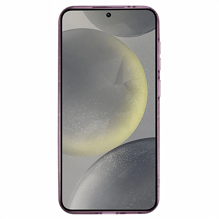 JTW Series for Samsung Galaxy S24+ Case TPU Shockproof Glitter Phone Cover Purple