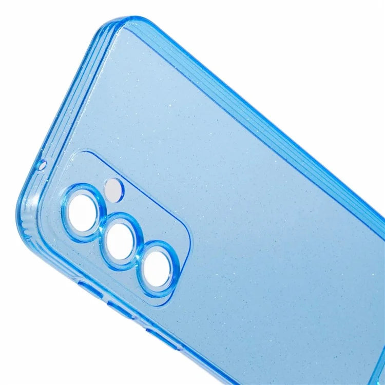 JTW Series for Samsung Galaxy S24+ Case TPU Shockproof Glitter Phone Cover Blue