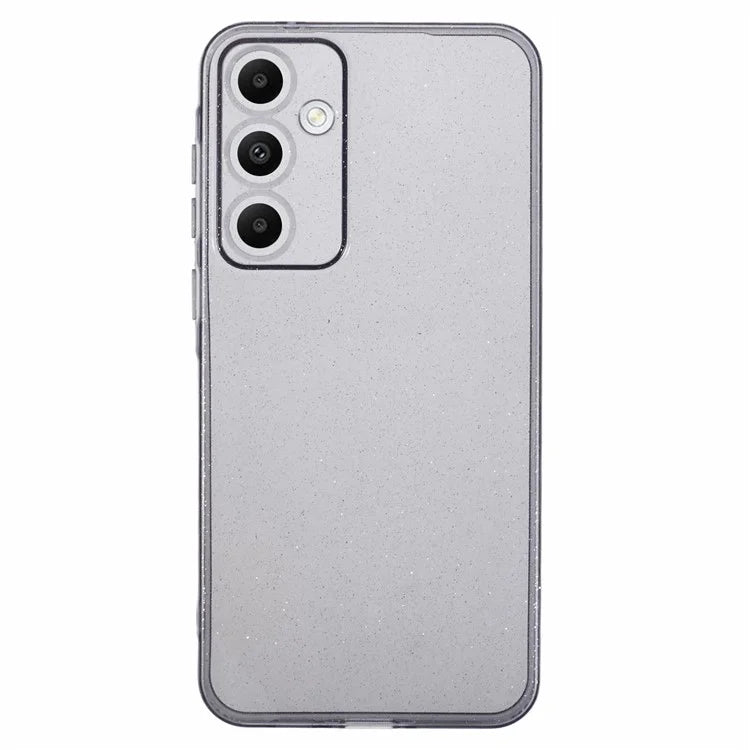 JTW Series for Samsung Galaxy A55 5G Cell Phone Case Glitter Scratch-resistant TPU Shell Black