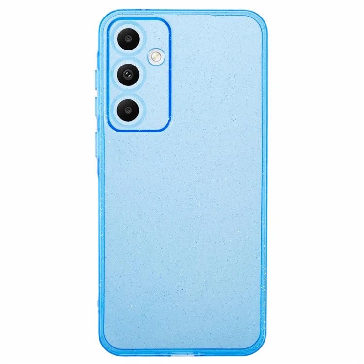 JTW Series for Samsung Galaxy A25 5G (Global) (161.0 x 76.5 x 8.3mm) TPU Case Glitter Phone Cover Blue