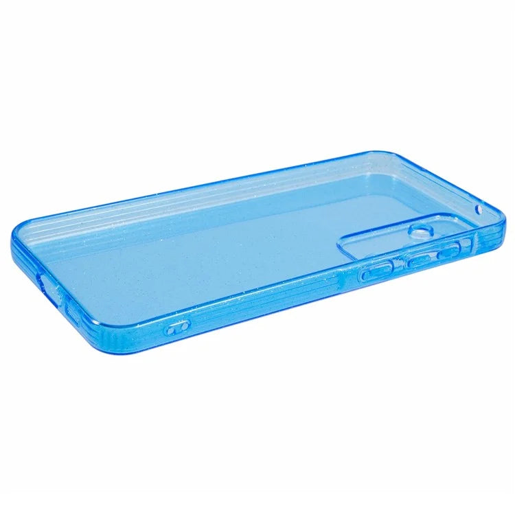 JTW Series for Samsung Galaxy A25 5G (Global) (161.0 x 76.5 x 8.3mm) TPU Case Glitter Phone Cover Blue
