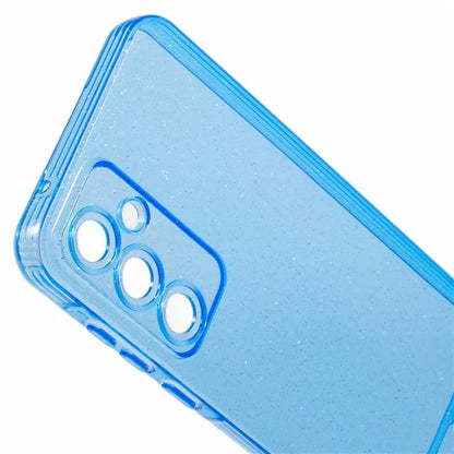 JTW Series for Samsung Galaxy A25 5G (Global) (161.0 x 76.5 x 8.3mm) TPU Case Glitter Phone Cover Blue