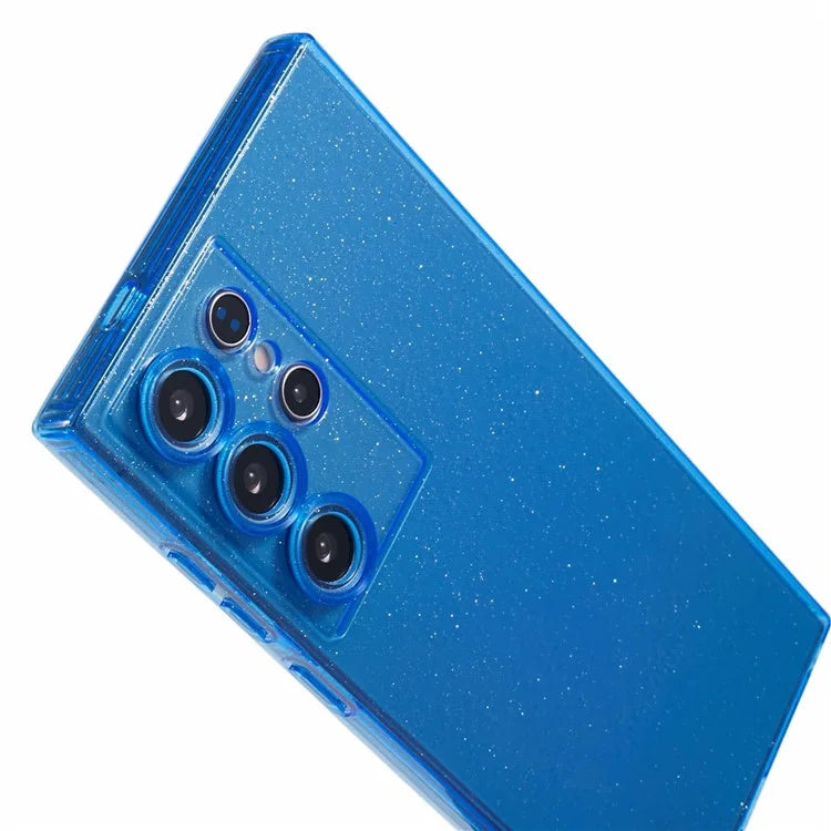 JTW Series for Samsung Galaxy S22 Ultra 5G Case Glitter Surface Precise Lens Cutout Smart Phone Cover