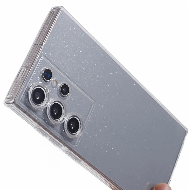 JTW Series for Samsung Galaxy S22 Ultra 5G Case Glitter Surface Precise Lens Cutout Smart Phone Cover