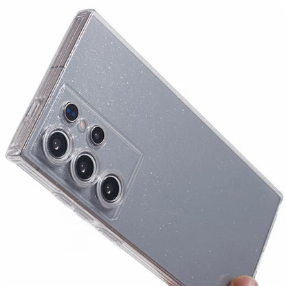 JTW Series for Samsung Galaxy S22 Ultra 5G Case Glitter Surface Precise Lens Cutout Smart Phone Cover