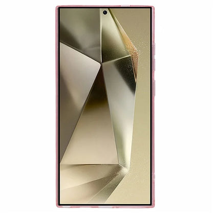 JTW Series for Samsung Galaxy S24 Ultra Case Glitter TPU Phone Shell with Precise Lens Cutout Pink
