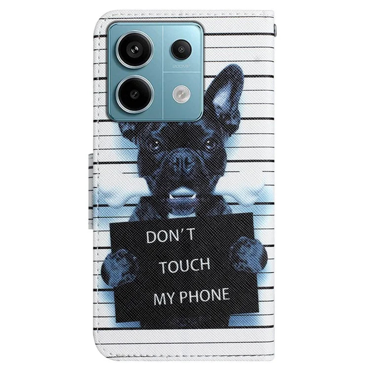 For Xiaomi Redmi Note 13 Pro 5G / Poco X6 5G Case Pattern Printing Leather Wallet Cover