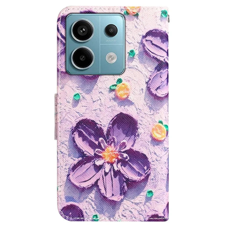 For Xiaomi Redmi Note 13 Pro 5G / Poco X6 5G Case Pattern Printing Leather Wallet Cover