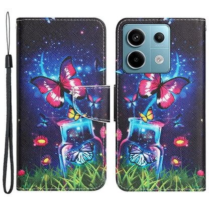 For Xiaomi Redmi Note 13 Pro 5G / Poco X6 5G Case Pattern Printing Leather Wallet Cover