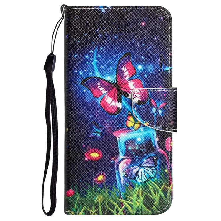 For Xiaomi Redmi Note 13 Pro 5G / Poco X6 5G Case Pattern Printing Leather Wallet Cover