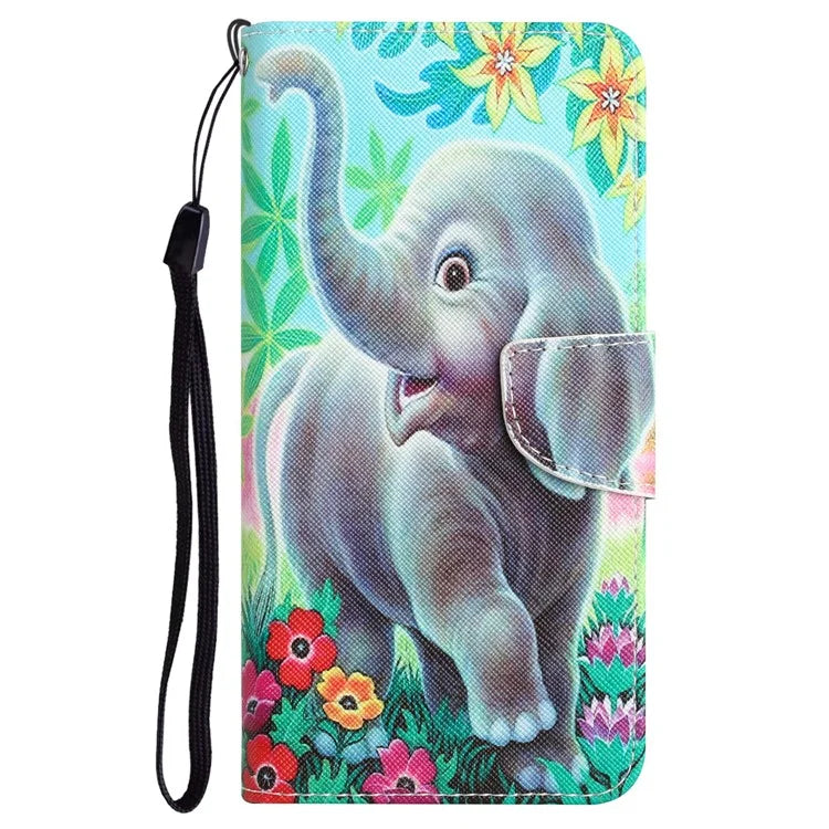 For Xiaomi Redmi Note 13 Pro 5G / Poco X6 5G Case Pattern Printing Leather Wallet Cover