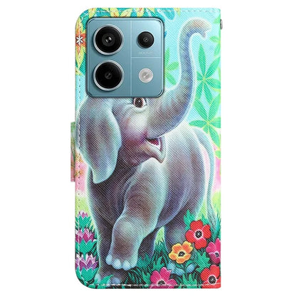 For Xiaomi Redmi Note 13 Pro 5G / Poco X6 5G Case Pattern Printing Leather Wallet Cover