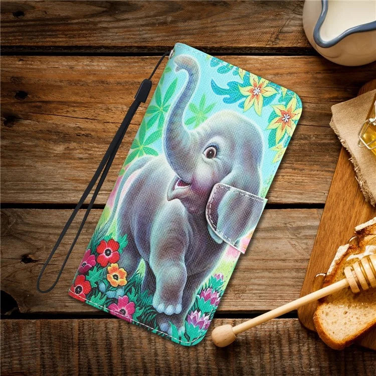 For Xiaomi Redmi Note 13 Pro 5G / Poco X6 5G Case Pattern Printing Leather Wallet Cover
