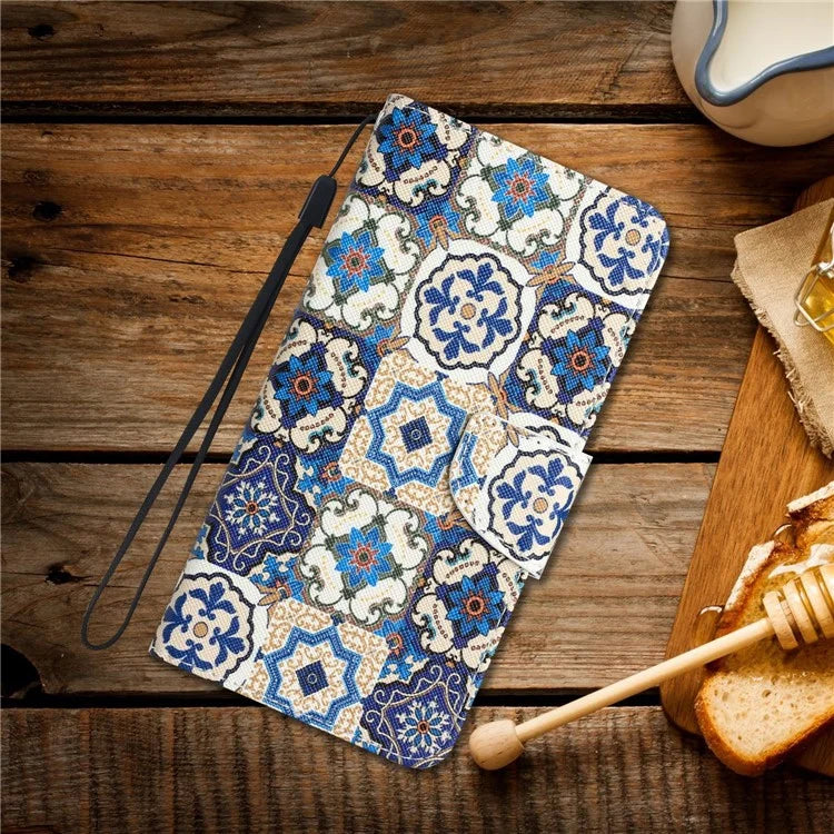 For Xiaomi Redmi Note 13 Pro 5G / Poco X6 5G Case Pattern Printing Leather Wallet Cover