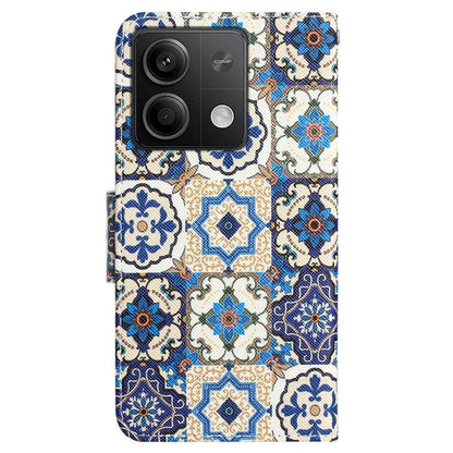 For Xiaomi Redmi Note 13 5G Case PU Leather Magnetic Clasp Pattern Printing Phone Cover