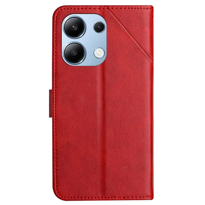 For Xiaomi Redmi Note 13 4G Case Leather Wallet Line Pattern Phone Cover