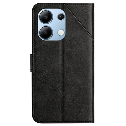 For Xiaomi Redmi Note 13 4G Case Leather Wallet Line Pattern Phone Cover