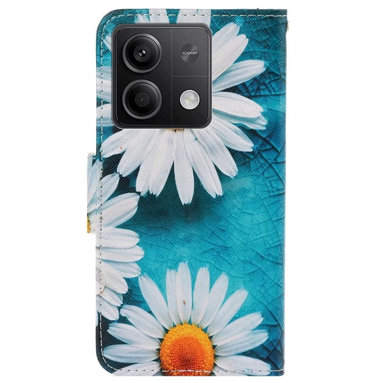 For Xiaomi Redmi Note 13 5G Case Pattern Printing Protective Leather Folio Phone Cover