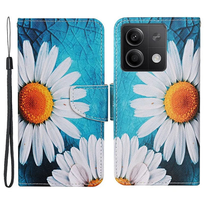 For Xiaomi Redmi Note 13 5G Case Pattern Printing Protective Leather Folio Phone Cover