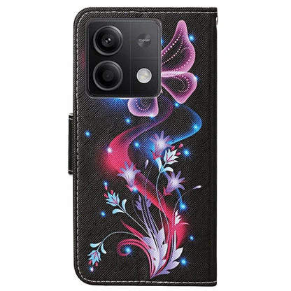 For Xiaomi Redmi Note 13 5G Case Pattern Printing Protective Leather Folio Phone Cover