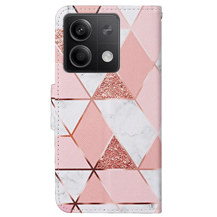 For Xiaomi Redmi Note 13 5G Case Pattern Printing Protective Leather Folio Phone Cover