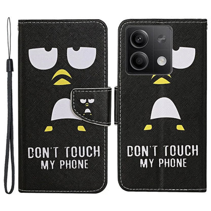 For Xiaomi Redmi Note 13 5G Case Pattern Printing Protective Leather Folio Phone Cover
