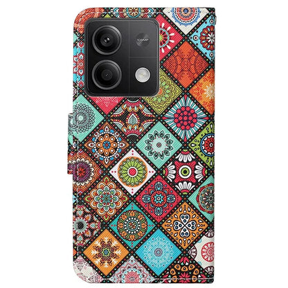 For Xiaomi Redmi Note 13 5G Case Pattern Printing Protective Leather Folio Phone Cover