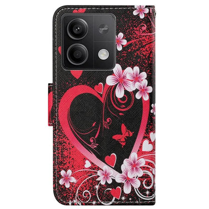 For Xiaomi Redmi Note 13 5G Case Pattern Printing Protective Leather Folio Phone Cover